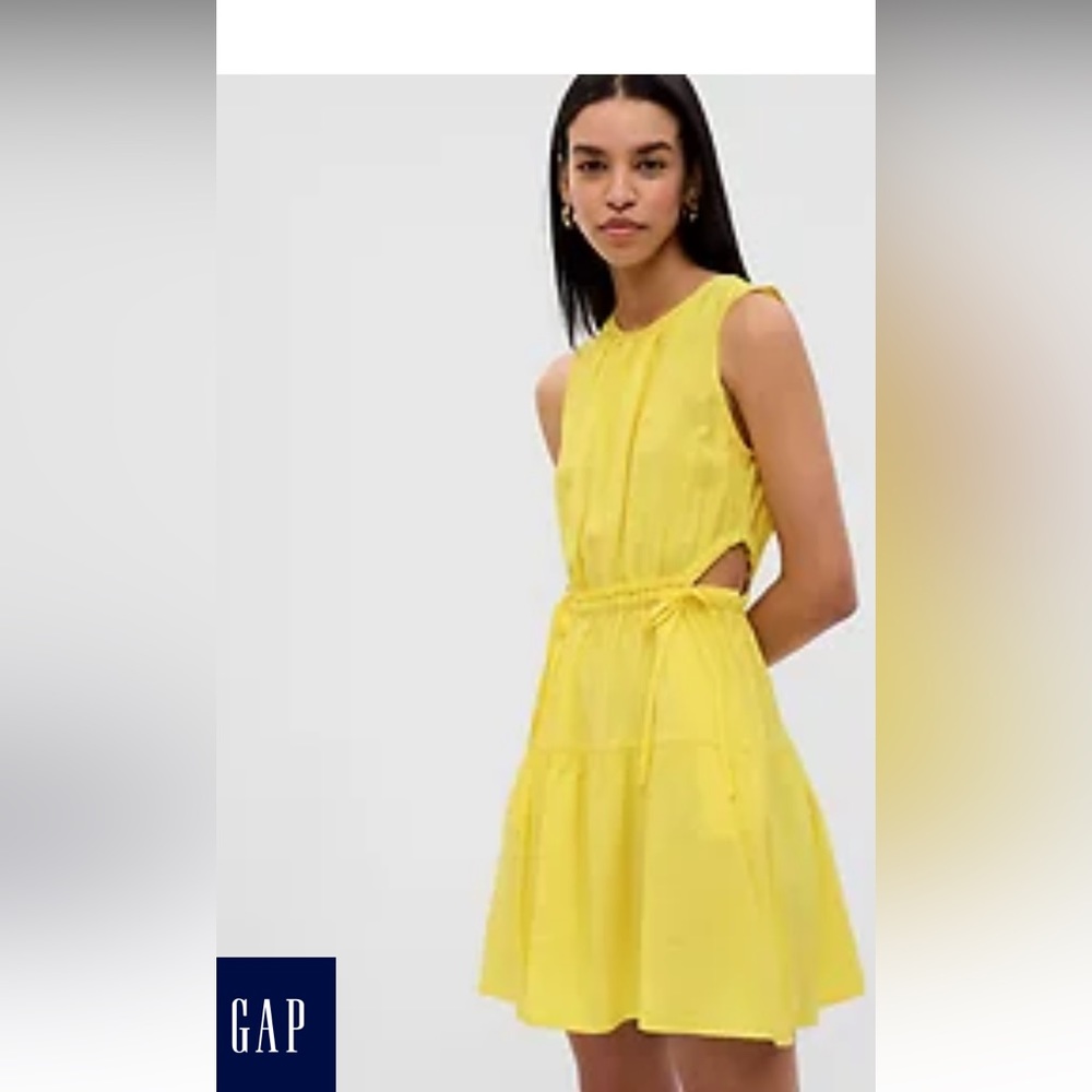 Gap NWT Side-Tie Cut Out Dress 🍋